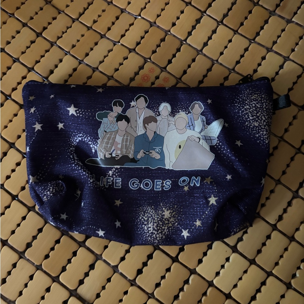 BTS Album life goes on cover style make up pouch pencil case